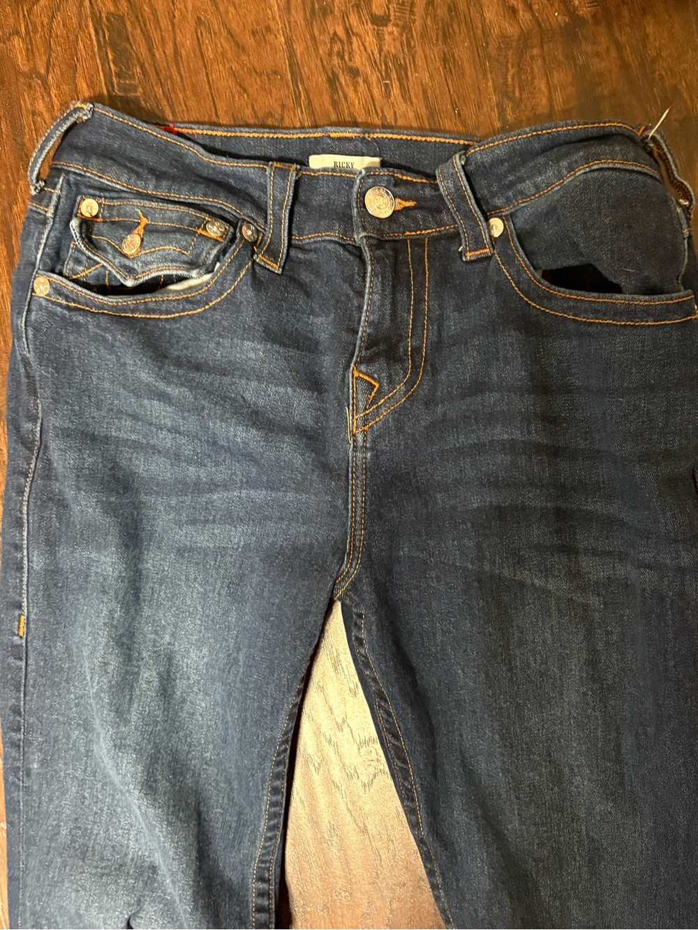 True Religion Dark Blue Slim Straight Men’s Jeans